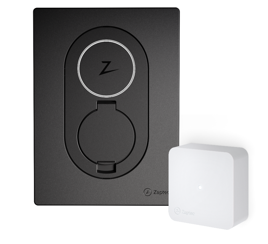 ZAPTEC Go + Kuormanhallinta Musta 22KW Ja Sense P1/RJ12
