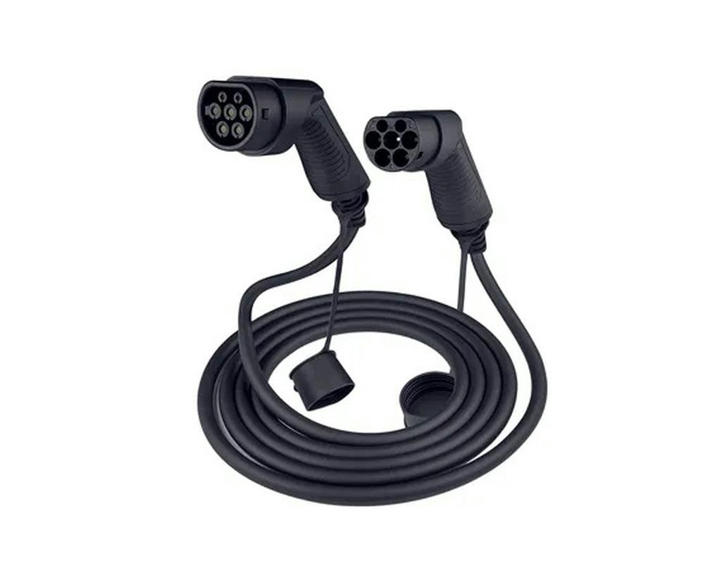 Sähköauton Latauskaapeli OPAL T2-T2 16A 11KW 7,5M Sin Tpu K